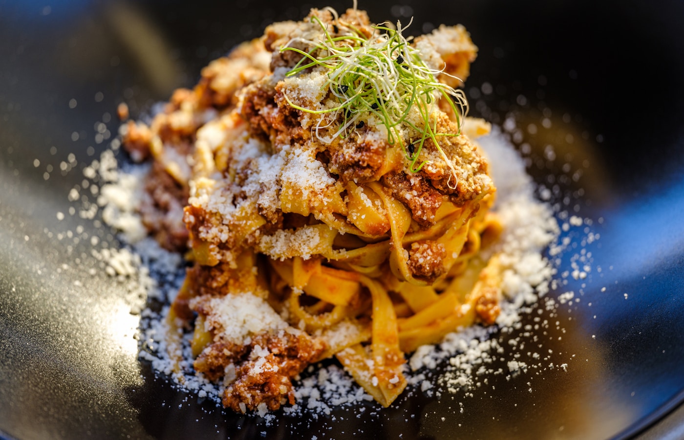 Handmade tagliatelle al ragù